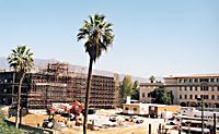The Broad Center construction