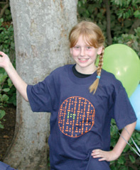 Mackenzie Sikora modeling the new IST t-shirt.
