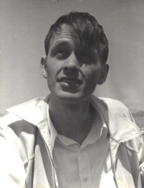 Francis Clauser sailing off Pacific Palisades.