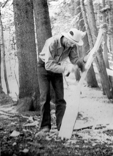 Francis Clauser at our Purple Lack campsite