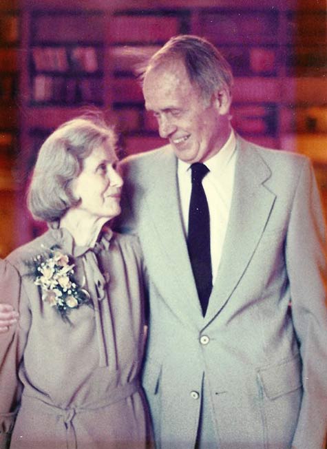 Francis Clauser, Golden wedding anniversary, 1987