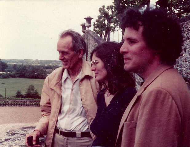 Francis Clauser, Cary, and future son-in-law, Mark Howson, in Burgundy, 1981.