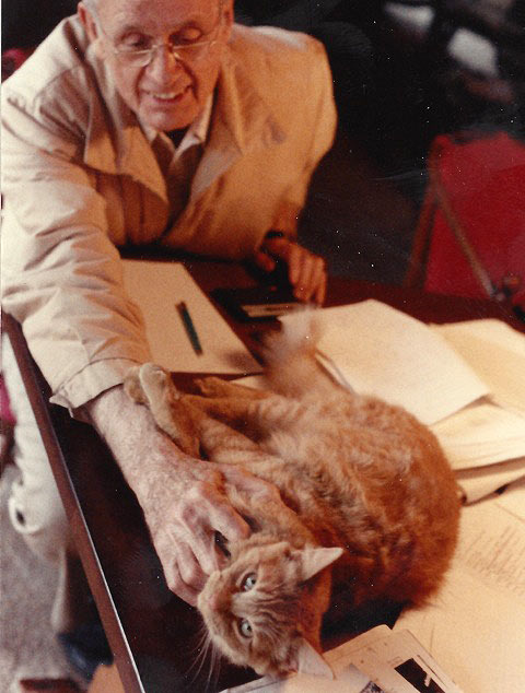 Francis Clauser with Tiger.